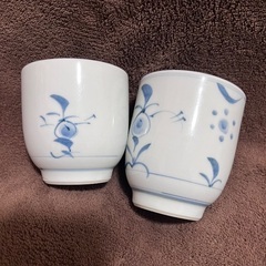 とべ里窯　夫婦湯呑み　セットの画像