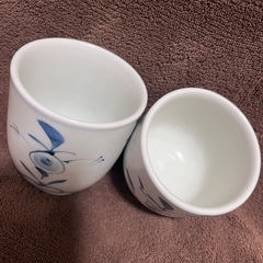 とべ里窯　夫婦湯呑み　セットの画像