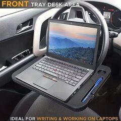 【値下げ】新品・未使用品　車のステアリングホイールテーブルトレイの画像