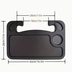 【値下げ】新品・未使用品　車のステアリングホイールテーブルトレイの画像