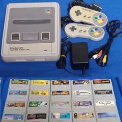 スーパーファミコン本体一式セット　名作20本セット　動作確認済