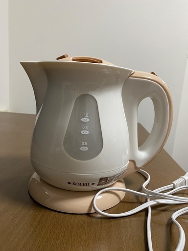 【新品】SOLEIL 電気ケトル 1.0L