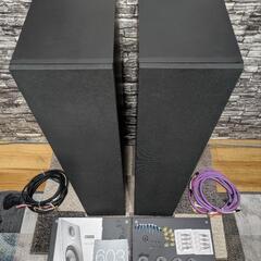 Ｂ＆Ｗ６０３（MB）シリアルナンバー連番元箱付き美品、美音オプションハイグレードケーブル付属、直接引き取り来られる方限定品です。の画像