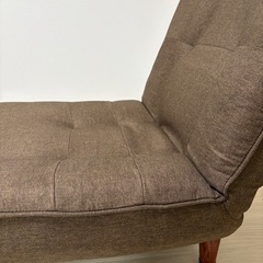 再値下げ【美品】 1人用ローソファ　オットマン付きの画像
