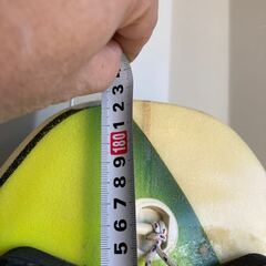 リンデン？ Linden サーフ ボード サーフィン フィン 剥がれ有り 袋付き ボードの画像