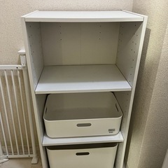 ニトリカラーボックス、収納ケース　セット受け渡し予定者決まりました