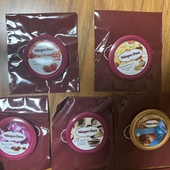【非売品】ハーゲンダッツ 40周年 オリジナル缶バッジ 8個　バッチの画像