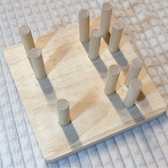モンテッソーリ　棒さし　原色　木のおもちゃ　知育玩具の画像