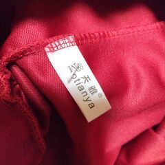 【女性限定】ロングスカート　秋冬　赤の画像