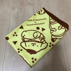 ポムポムプリン　膝掛け