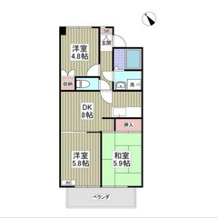 🌙入居費用7万円🌙】✨審査No.1✨ 🔥ＪＲ両⽑線 前橋 バス29分🔥