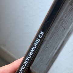 K2 スノーボード　155cm ビンディング付きの画像