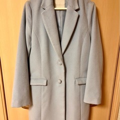 【最終値下げ！】チェスターコート dazzlin スプリングカラー ブルー Sサイズ①の画像