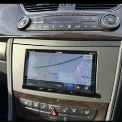 CLS350 YANASE車 右ハンドル 社外ナビ アルミ付きの画像