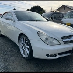 CLS350 YANASE車 右ハンドル 社外ナビ アルミ付き