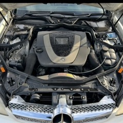 CLS350 YANASE車 右ハンドル 社外ナビ アルミ付きの画像