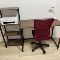 ☆美品　椅子　デスク棚セット　