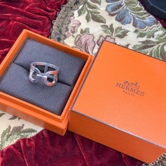 HERMES エルメス エヴァー シェーヌダンクル リング サイズ55