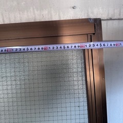 網入り窓サッシ枠セットの画像