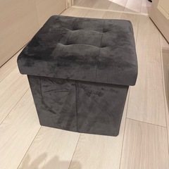 スツール　収納付きの画像
