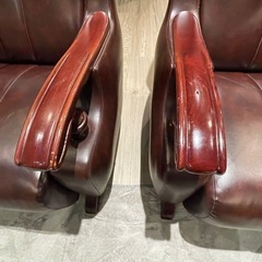 再値下げしました！！ 高級感溢れる一人がけソファー✖️2脚の画像