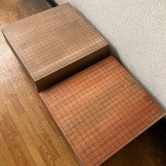 囲碁 盤と碁石 2セット 蛤 那智黒の画像
