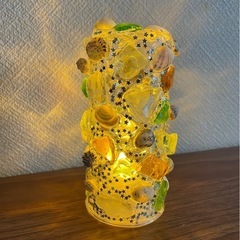 🪔シーグラスランプ