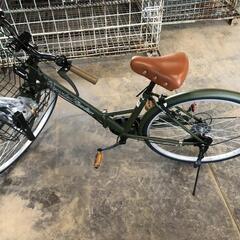 【松本市引取限定】美品⭐使用期間２ヶ月❗折りたたみ自転車（26インチ）