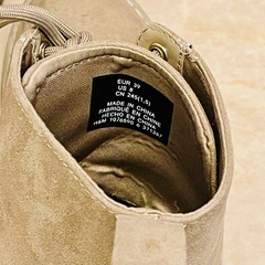 【お譲り先決定しました】H&M  ブーツ(24.5cm/ベージュ)の画像