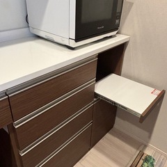 ニトリ　食器棚　リガーレ160の画像