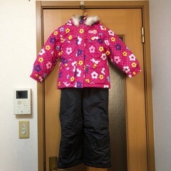110cm 女の子 スキーウェア