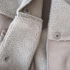 レディース　コート　くすみピンクの画像