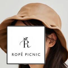 お値下げ！新品ROPÉ PICNIC PASSAGE
フェイクレザーフリルハットの画像