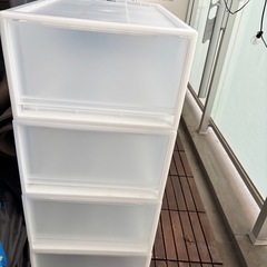 無印良品　衣装ケース4個の画像