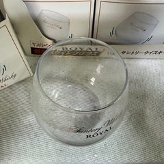 サントリーローヤル特製スインググラス6個セットの画像