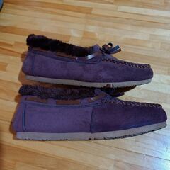 暖かいボアシューズの画像