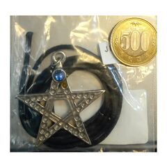 AzurerGreen Open Pentacle pendant 陰陽道儀式用の画像