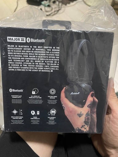 新品未使用品MARSHALL MAJOR 3マーシャル メジャーIII 3