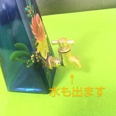イタリア製 Decorato a mano 蛇口付き 花瓶 器 の画像