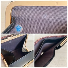 ☆お値引可能☆【美品】印傳屋  財布 がま口財布 Wallet 紫陽花柄の画像