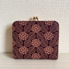 ☆お値引可能☆【美品】印傳屋  財布 がま口財布 Wallet 紫陽花柄