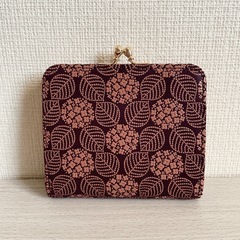 ☆お値引可能☆【美品】印傳屋  財布 がま口財布 Wallet 紫陽花柄の画像