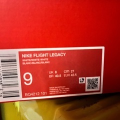 NIKE スニーカー　フライトレガシー　27cm 新品の画像