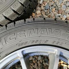 22年製スタッドレスタイヤホイールセット　185/65R15の画像