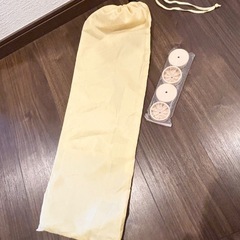 ②折り畳み　ベビーゲート　突っ張り式　イエローの画像
