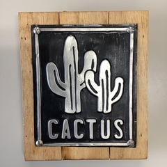 アルミサインボード　CACTUS （サボテン）