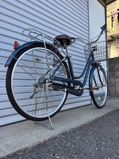 【商談中‼︎】　☆美品です☆   26型 LEDオートライト軽快車シティーサイクル　防犯登録料込価格︎‼︎