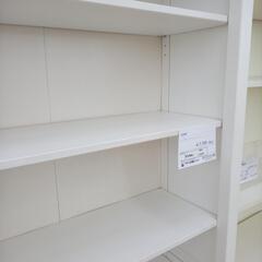 ★ジモティ割あり★  収納棚 ホワイト H197×D34×W89.5 クリーニング済み OJ6984