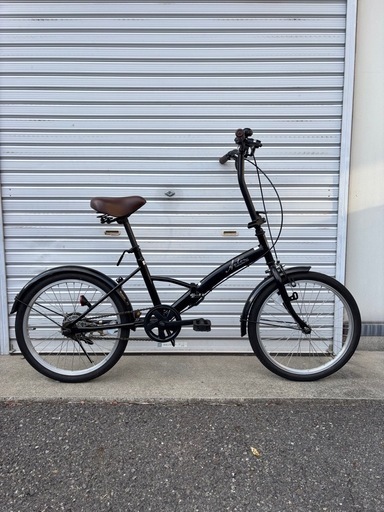 【商談中‼︎】　☆前後タイヤ良品☆   20型　折り畳み自転車　防犯登録料込価格︎‼︎
