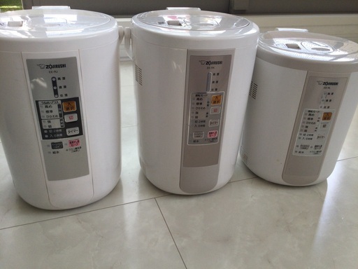 象印スチーム式加湿器 お手入れ簡単 雑菌繁殖の心配不要